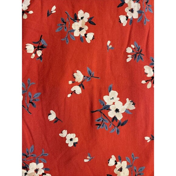 Old Navy Maternity Nursing Red Floral Twist Front Jersey Dress Size Medium NWT - Picture 2 of 5